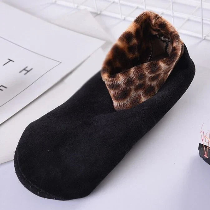 Sock Slippers | Thermal Cotton & Non-Slip Silicone Sole | One Size EU 37-42