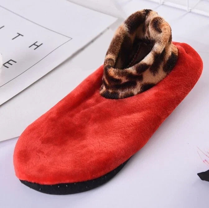 Sock Slippers | Thermal Cotton & Non-Slip Silicone Sole | One Size EU 37-42
