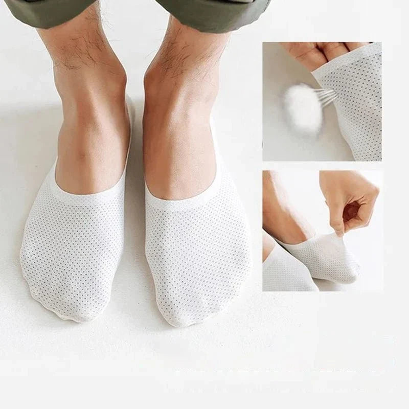 Socks | Breathable Ice Silk & Moisture-Wicking | Pack of 5