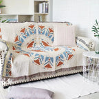 Sofa Blanket | Knitted Pumpkin Pattern & Anti-Pilling