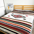 Sofa Blanket | Knitted Pumpkin Pattern & Anti-Pilling