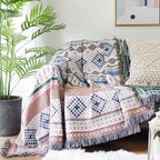 Sofa Blanket | Knitted Pumpkin Pattern & Anti-Pilling