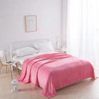 Sofa Blanket | Velvety Coral Fleece & Lightweight Warmth | 3 Sizes