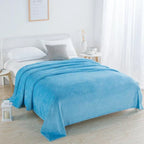 Sofa Blanket | Velvety Coral Fleece & Lightweight Warmth | 3 Sizes