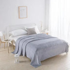Sofa Blanket | Velvety Coral Fleece & Lightweight Warmth | 3 Sizes