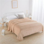 Sofa Blanket | Velvety Coral Fleece & Lightweight Warmth | 3 Sizes
