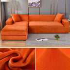 Sofa Cover | Extra Elastic Velvet & Machine Washable | Fits 90–300 cm