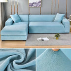 Sofa Cover | Extra Elastic Velvet & Machine Washable | Fits 90–300 cm