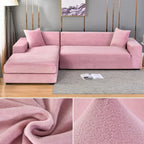 Sofa Cover | Extra Elastic Velvet & Machine Washable | Fits 90–300 cm