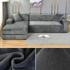 Sofa Cover | Extra Elastic Velvet & Machine Washable | Fits 90–300 cm