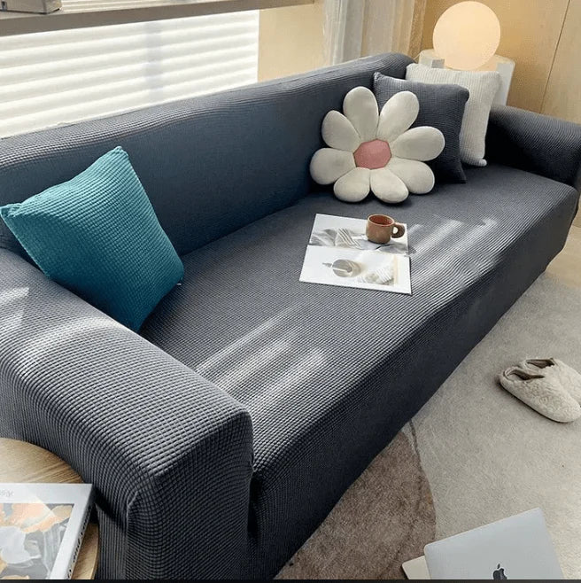 Sofa Cover | Non-Slip Jacquard & Machine-Washable | Fits 90–130 cm