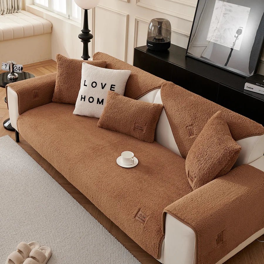 Sofa Cover | Plush Padded Non-Slip Backing & Machine Washable