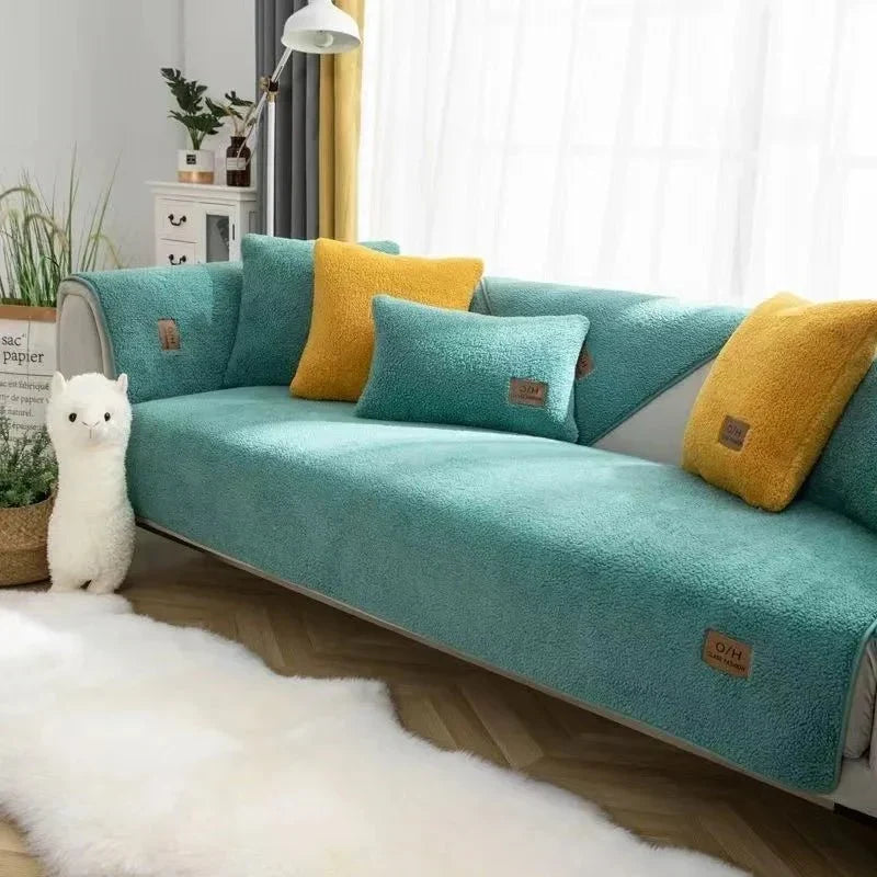 Sofa Cover | Plush Padded Non-Slip Backing & Machine Washable