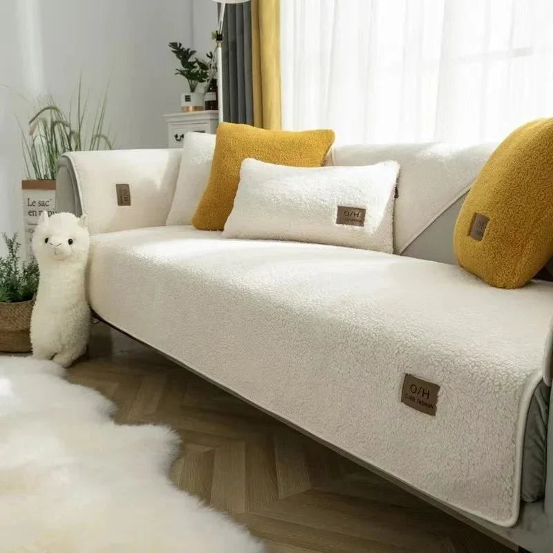 Sofa Cover | Plush Padded Non-Slip Backing & Machine Washable