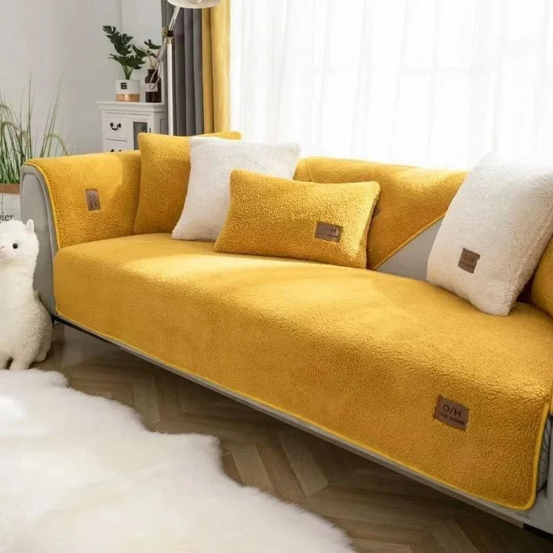 Sofa Cover | Plush Padded Non-Slip Backing & Machine Washable