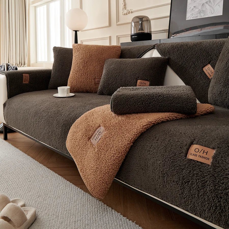 Sofa Cover | Plush Padded Non-Slip Backing & Machine Washable