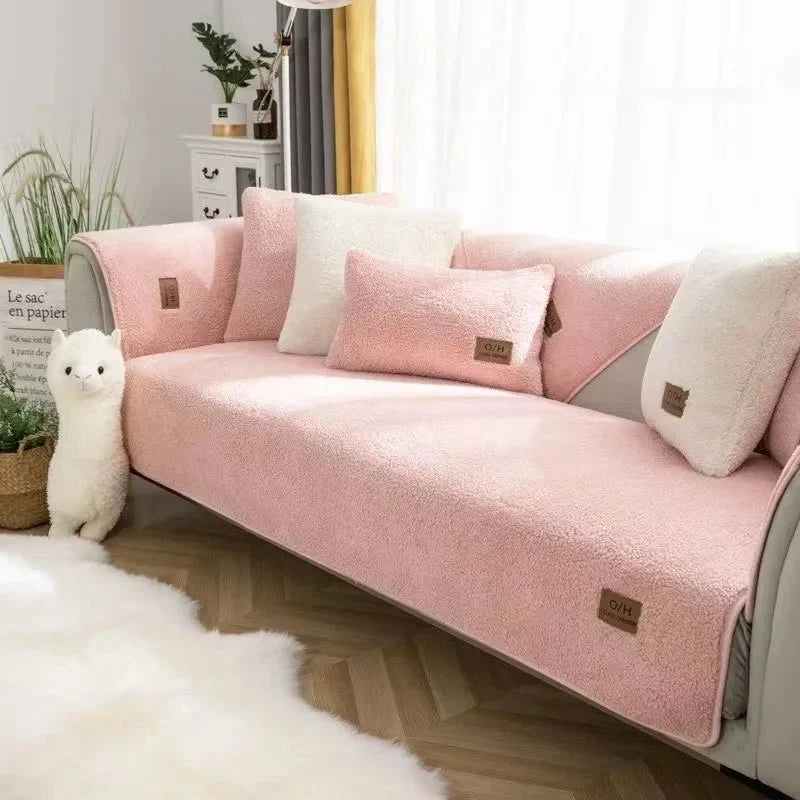 Sofa Cover | Plush Padded Non-Slip Backing & Machine Washable