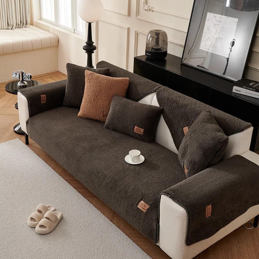 Sofa Cover | Plush Padded Non-Slip Backing & Machine Washable