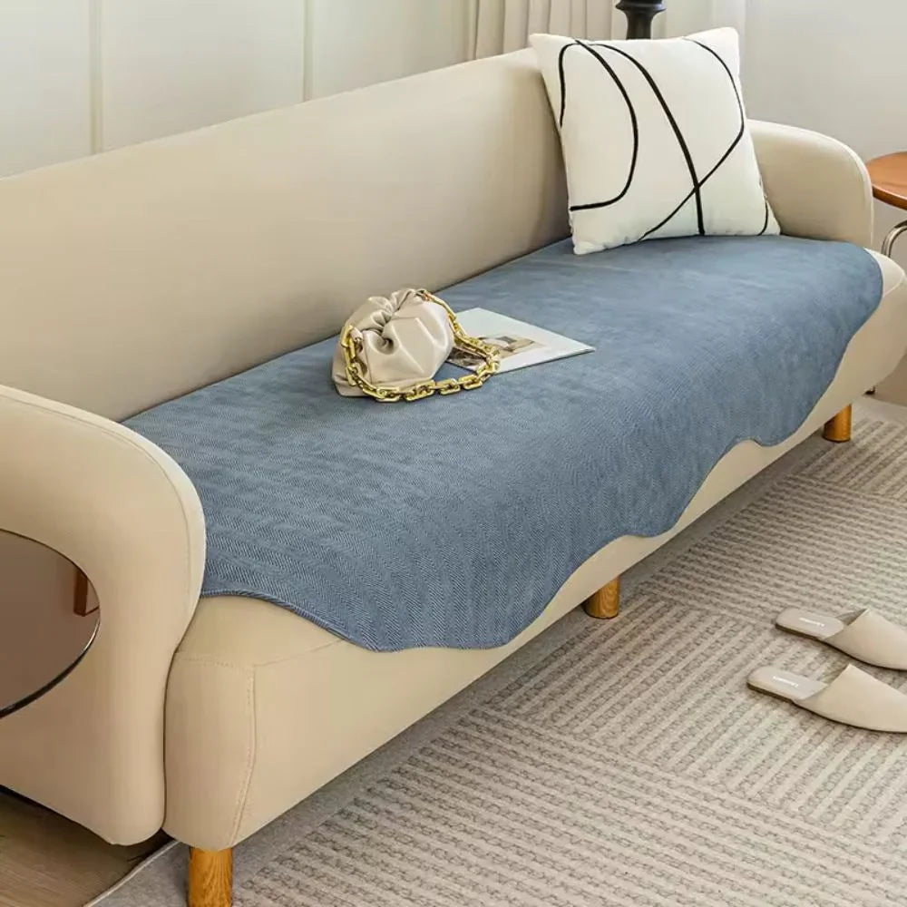 Sofa Cover | Quilted Soft Microfiber & Non-Slip Backing