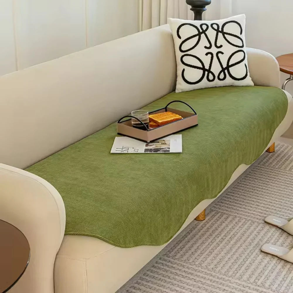 Sofa Cover | Quilted Soft Microfiber & Non-Slip Backing
