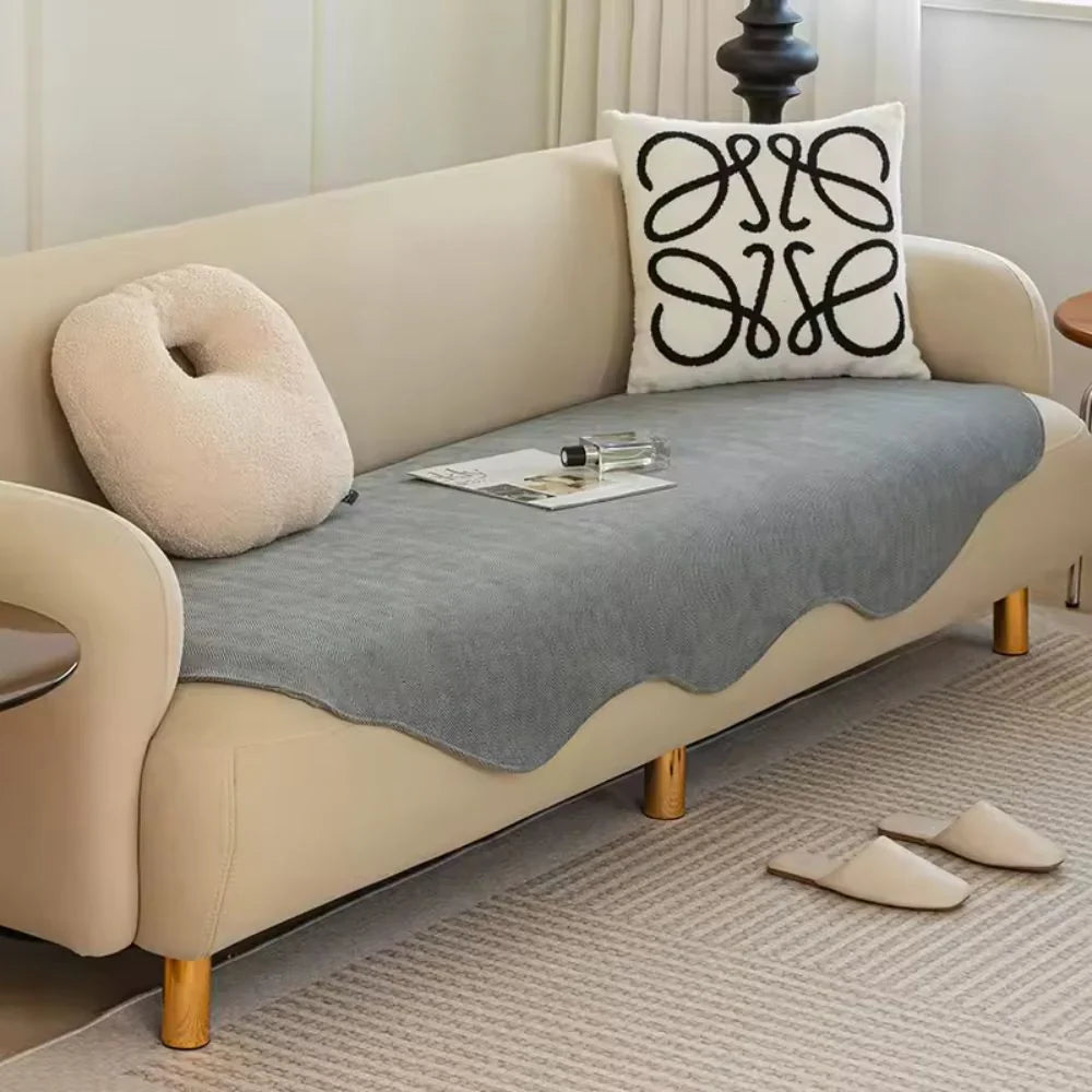 Sofa Cover | Quilted Soft Microfiber & Non-Slip Backing