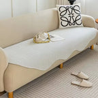 Sofa Cover | Quilted Soft Microfiber & Non-Slip Backing