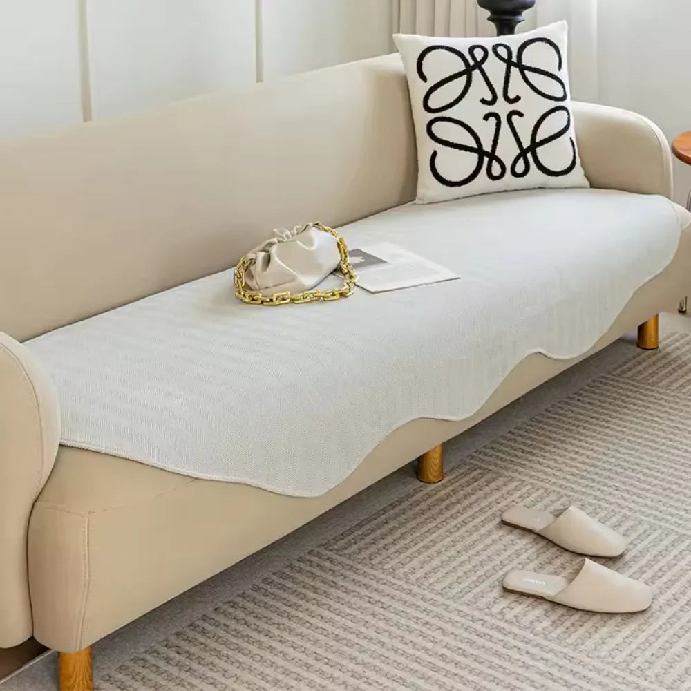 Sofa Cover | Quilted Soft Microfiber & Non-Slip Backing