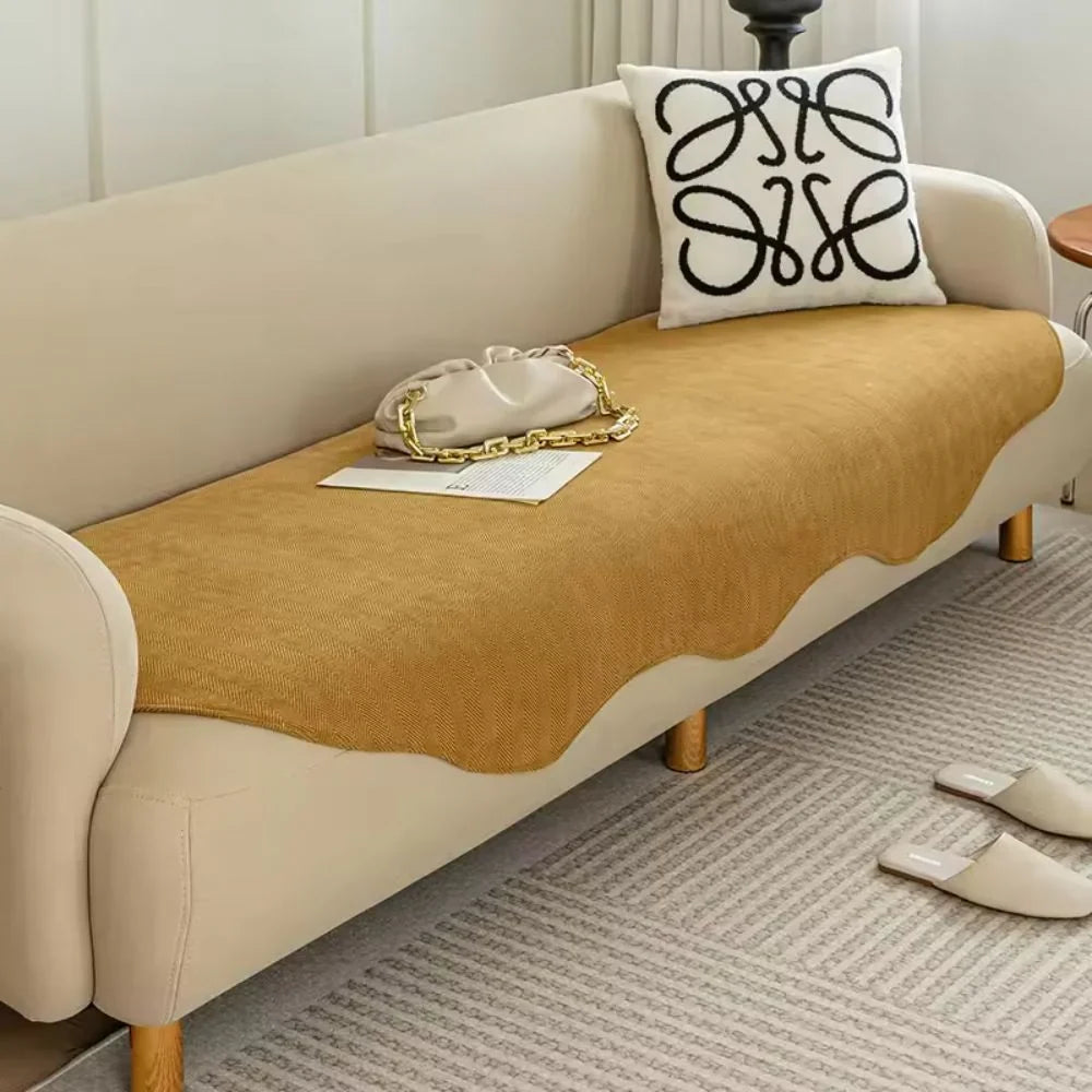 Sofa Cover | Quilted Soft Microfiber & Non-Slip Backing
