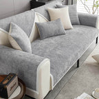 Sofa Cover | Scratch-Resistant Chenille & Universal Fit | For L-Shaped Sofas
