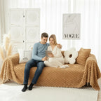 Sofa Cover | Soft Chenille Plush, Scratch-Resistant & Dustproof