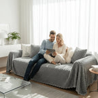 Sofa Cover | Soft Chenille Plush, Scratch-Resistant & Dustproof
