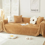 Sofa Cover | Soft Chenille Plush, Scratch-Resistant & Dustproof