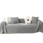 Sofa Cover | Soft Chenille Plush, Scratch-Resistant & Dustproof