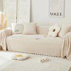Sofa Cover | Soft Chenille Plush, Scratch-Resistant & Dustproof