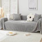 Sofa Cover | Soft Chenille Plush, Scratch-Resistant & Dustproof