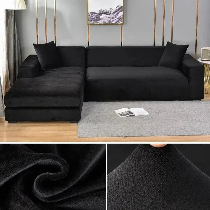 Sofa Cover | Stretch Velvet, Non-Slip & Machine Washable