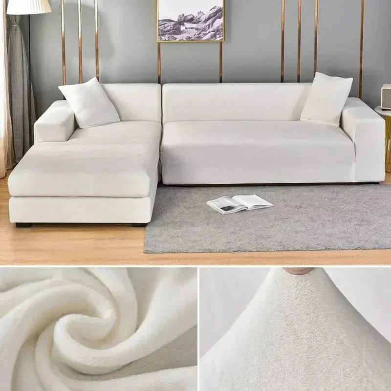 Sofa Cover | Stretch Velvet, Non-Slip & Machine Washable