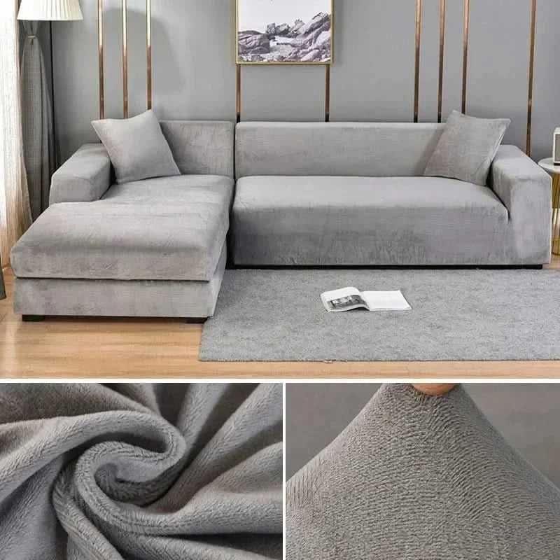Sofa Cover | Stretch Velvet, Non-Slip & Machine Washable