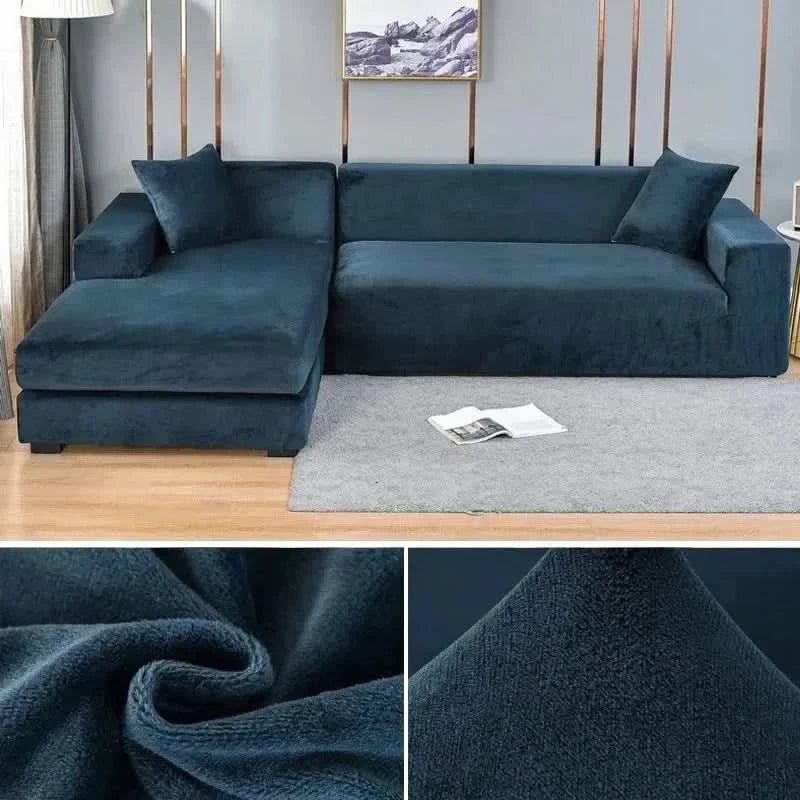 Sofa Cover | Stretch Velvet, Non-Slip & Machine Washable