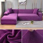 Sofa Cover | Stretch Velvet, Non-Slip & Machine Washable