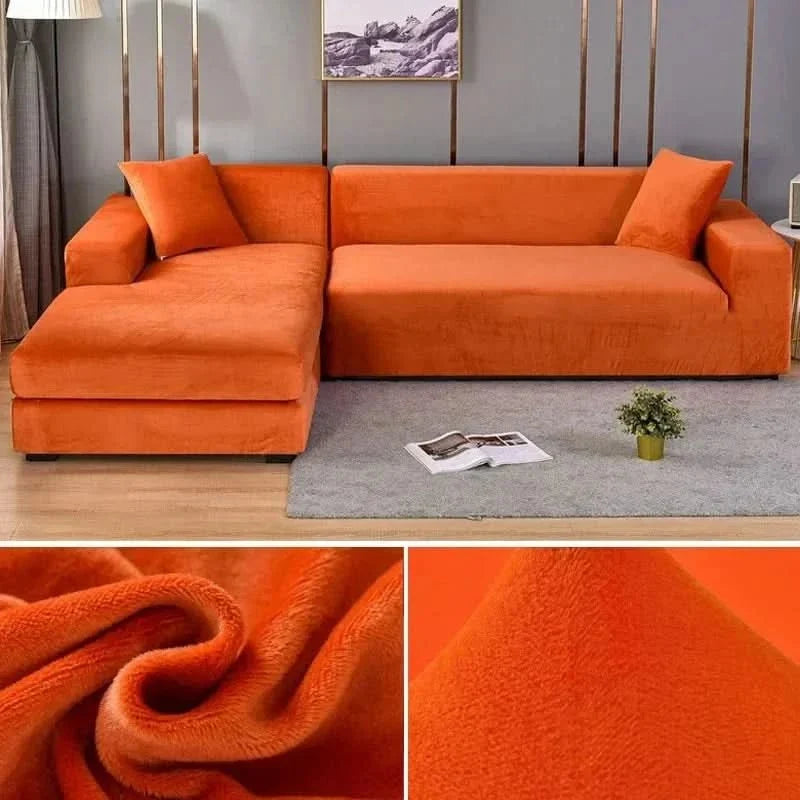 Sofa Cover | Stretch Velvet, Non-Slip & Machine Washable