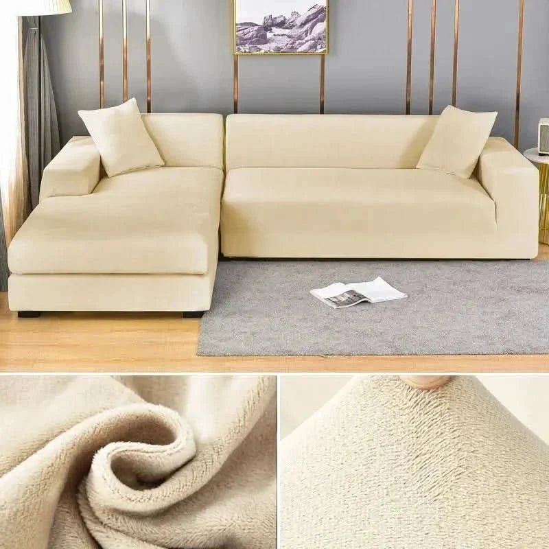 Sofa Cover | Stretch Velvet, Non-Slip & Machine Washable