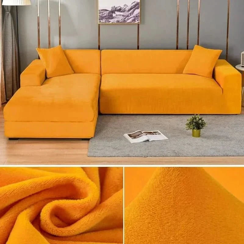Sofa Cover | Stretch Velvet, Non-Slip & Machine Washable