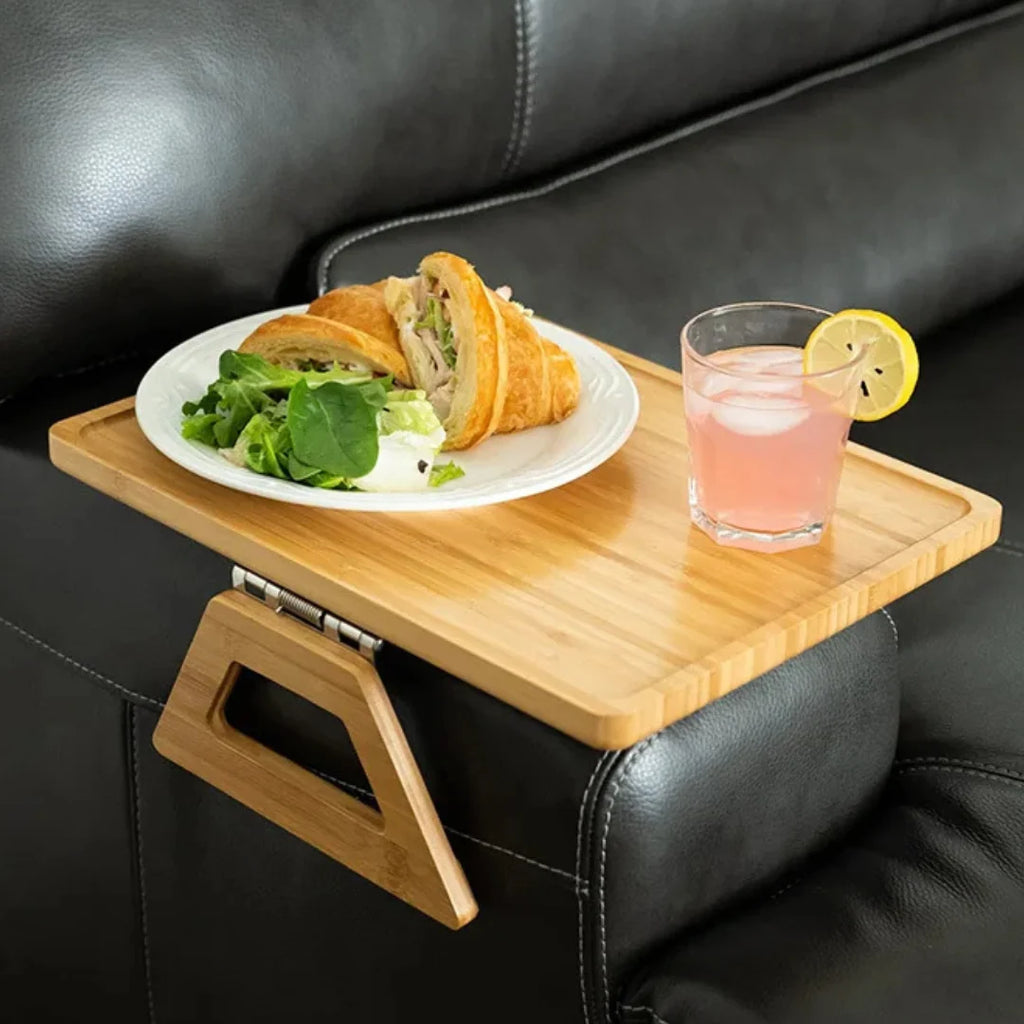 Sofa Tray | Adjustable Fit & Foldable Legs | Fits Armrests Up To 35.5 cm