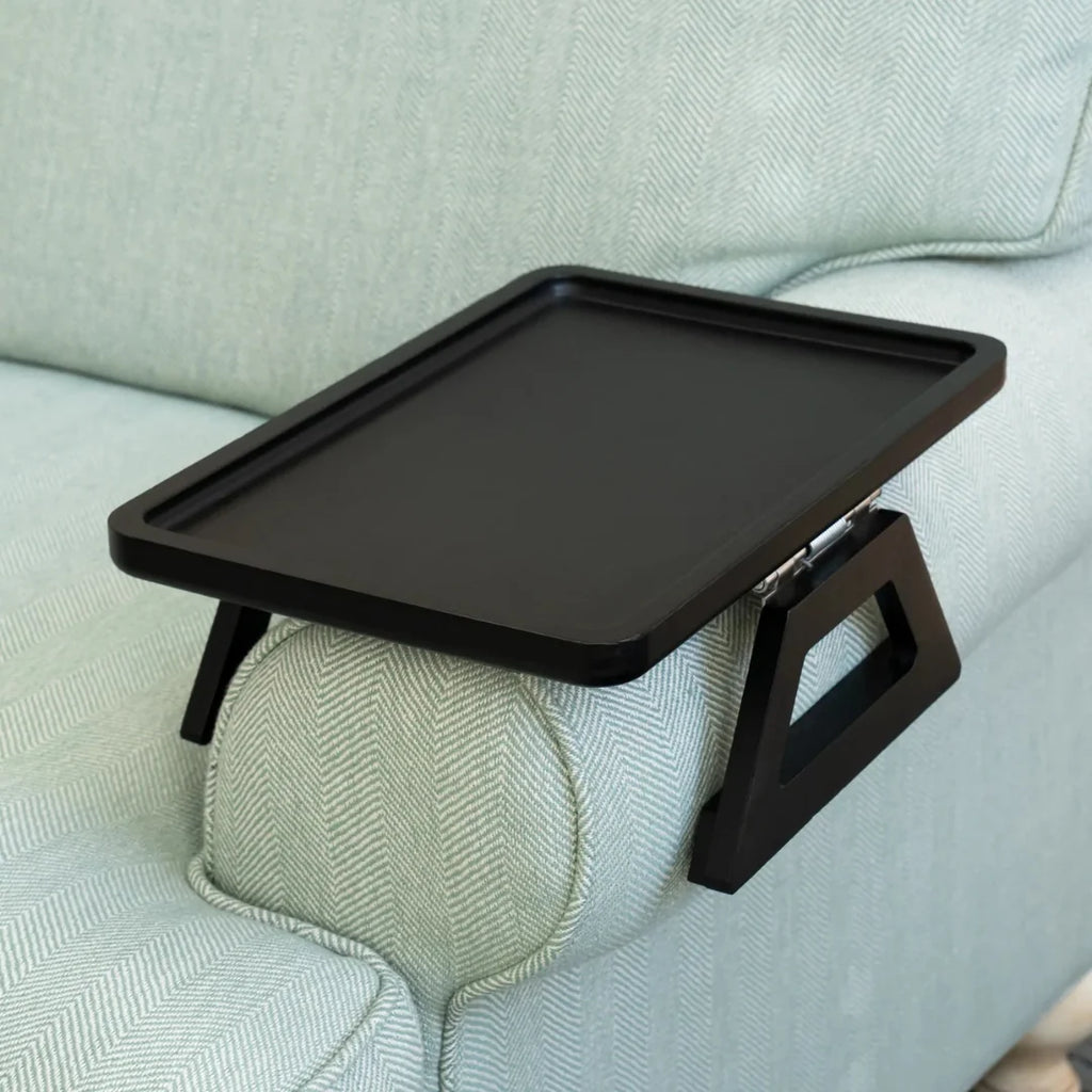 Sofa Tray | Adjustable Fit & Foldable Legs | Fits Armrests Up To 35.5 cm