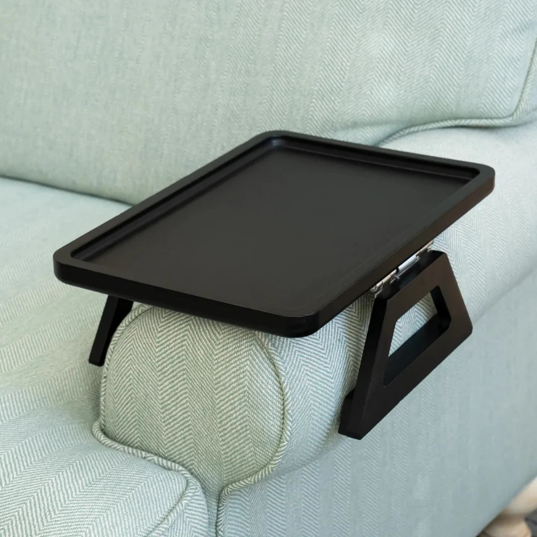 Sofa Tray | Adjustable Fit & Foldable Legs | Fits Armrests Up To 35.5 cm