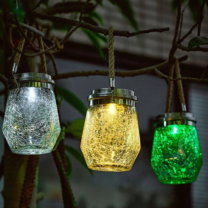 Solar Garden Lamp | 30 Warm LEDs & Weatherproof