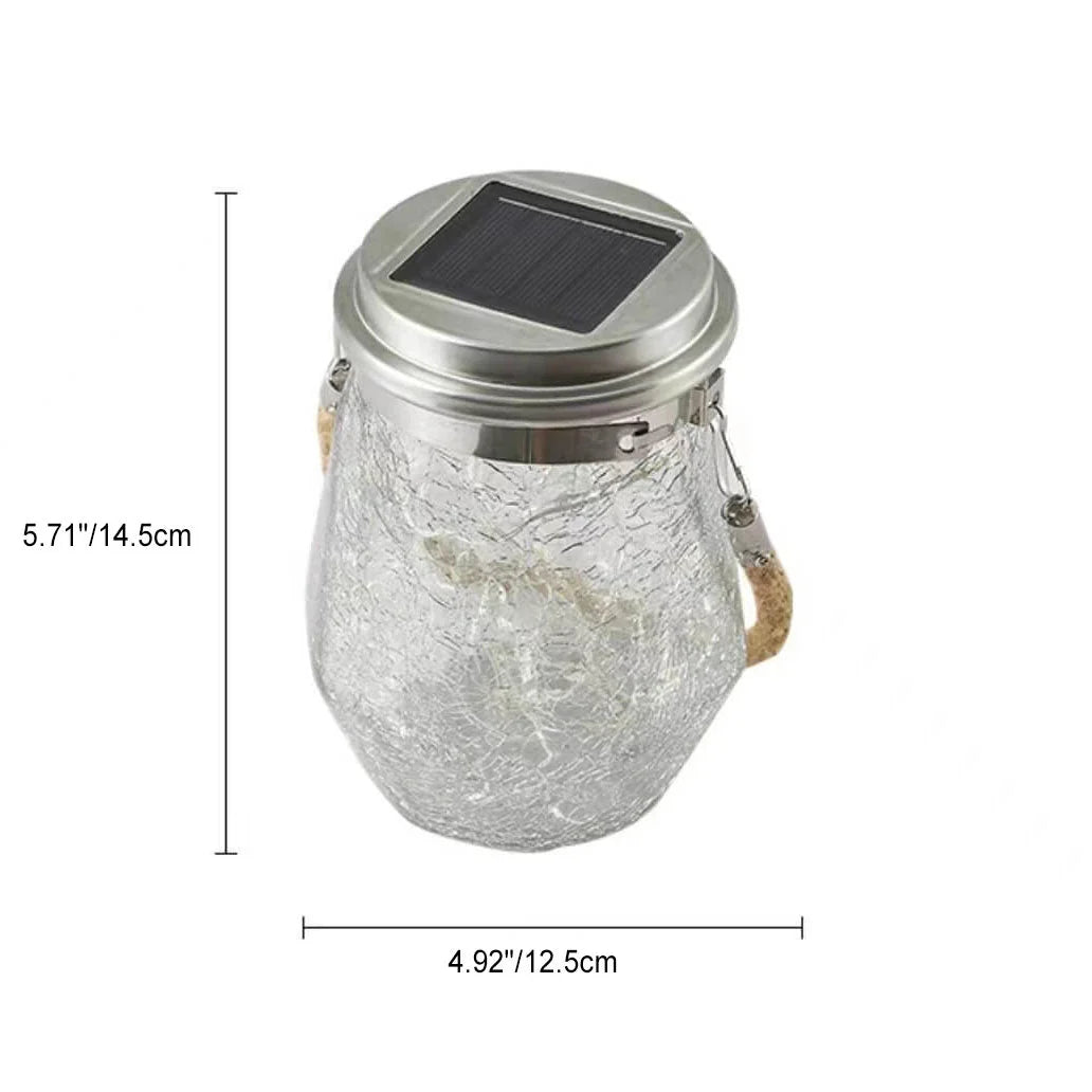 Solar Garden Lamp | 30 Warm LEDs & Weatherproof