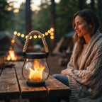 Solar Lantern | Realistic Flicker & USB-C Rechargeable | Weather-Resistant