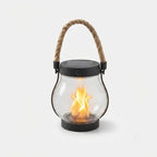 Solar Lantern | Realistic Flicker & USB-C Rechargeable | Weather-Resistant